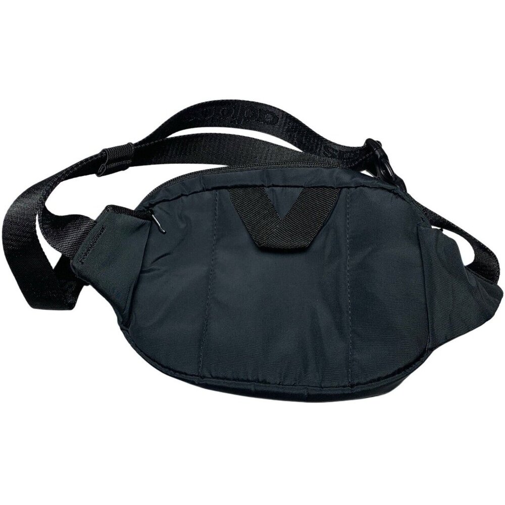 Adidas Originals Black Logo Sport Waist Festival Outdoor FannyPack Crossbody Bag - Picture 2 of 8